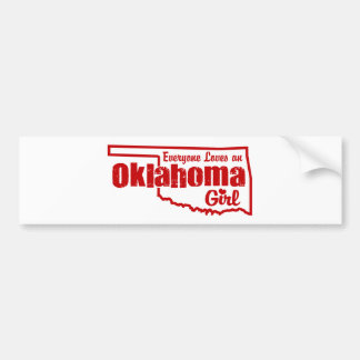 Autocollant De Voiture Oklahoma Girl