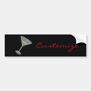 Autocollant De Voiture Olive Martini Thunder_Cove