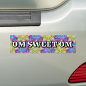 AUTOCOLLANT DE VOITURE OM SWEET OM (En voiture)