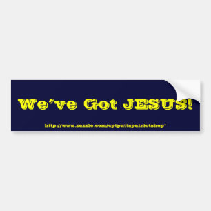 Autocollant De Voiture On a JESUS !