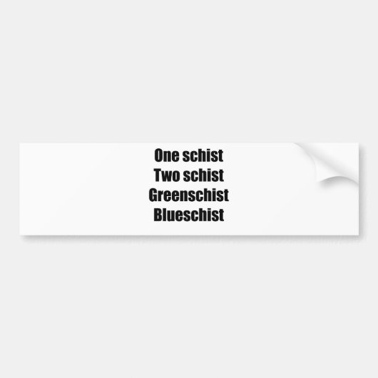 Autocollant De Voiture oneschistblack (Devant)