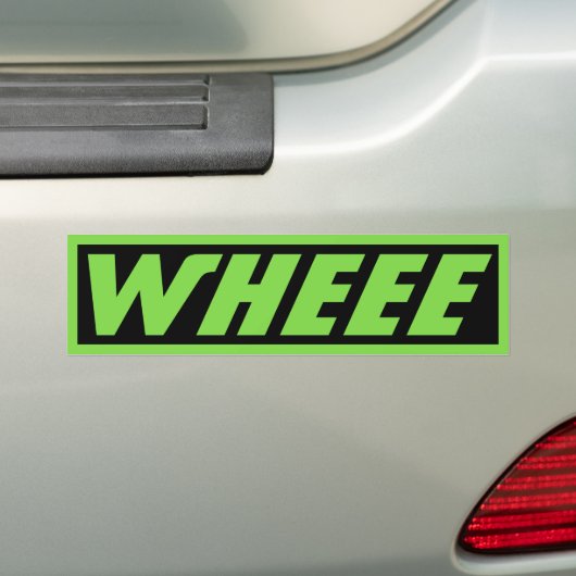 Autocollant De Voiture Ooh la la Noir Vert (En voiture)