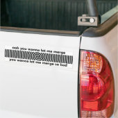 Autocollant De Voiture Ooh Vous Voulez Me Permettre De Fusionner Si Mauva (Sur camion)