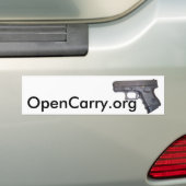 Autocollant De Voiture OpenCarry.org (En voiture)