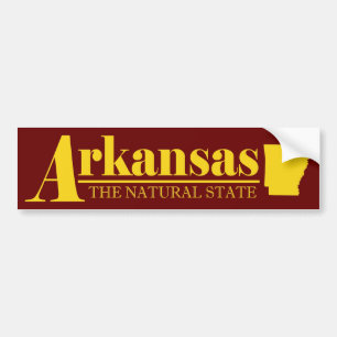 Autocollant De Voiture Or de l'Arkansas