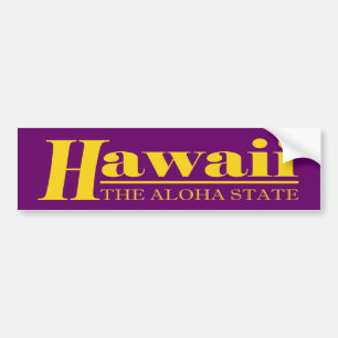 Autocollant De Voiture Or d'Hawaï
