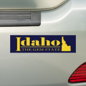 Autocollant De Voiture Or Idaho (En voiture)