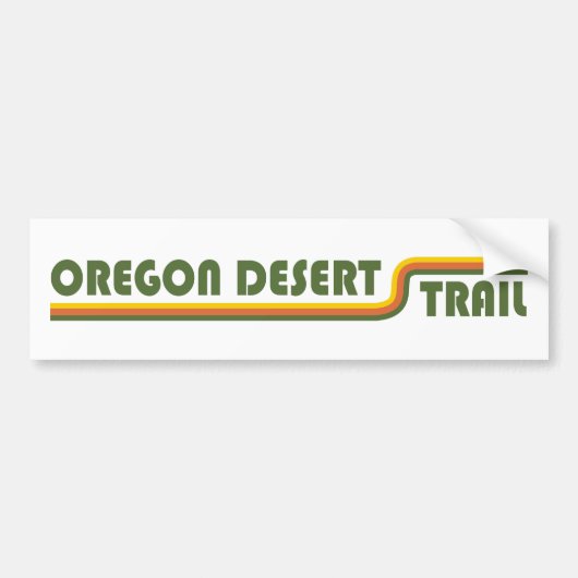 Autocollant De Voiture Oregon Desert Trail (Devant)