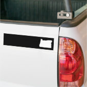 Autocollant De Voiture Oregon en blanc et noir (Sur camion)