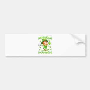 Autocollant De Voiture Organisateur de Shenanigans Prof de Fête Drôle St 