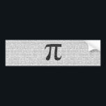 Autocollant De Voiture Original black number pi day mathematical symbol<br><div class="desc">Original black number pi day mathematical symbol</div>