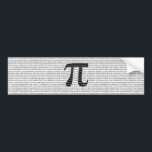 Autocollant De Voiture Original black number pi day mathematical symbol<br><div class="desc">Original black number pi day mathematical symbol</div>