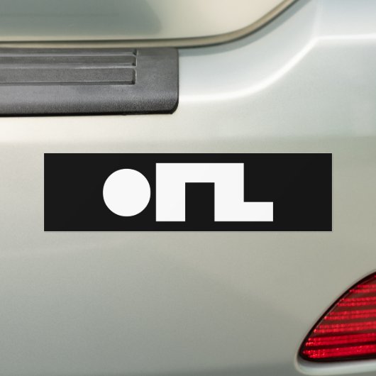 Autocollant De Voiture ORZ Emoticon Kaomoji Emoji (En voiture)