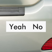 Autocollant De Voiture Ouais aucun (En voiture)