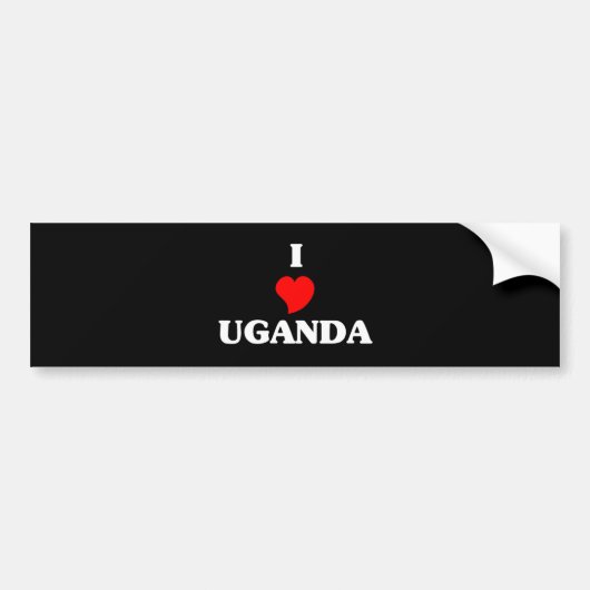 AUTOCOLLANT DE VOITURE OUGANDA (Devant)