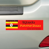 Autocollant De Voiture Ouganda (En voiture)