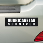 Autocollant De Voiture Ouragan Ian Survivor (En voiture)