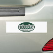 Autocollant De Voiture Ovale de permis de Boulder (En voiture)
