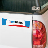 AUTOCOLLANT DE VOITURE OWEBAMA (Sur camion)