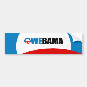 AUTOCOLLANT DE VOITURE OWEBAMA