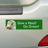 Autocollant De Voiture Owl Give Hoot (En voiture)