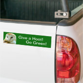 Autocollant De Voiture Owl Give Hoot (Sur camion)