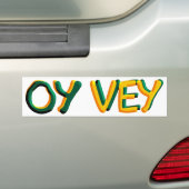 Autocollant De Voiture Oy Vey (En voiture)