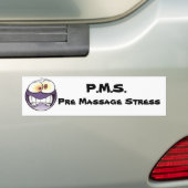 Autocollant De Voiture P.M.S. Pré adhésif pour pare-chocs d'effort de (En voiture)