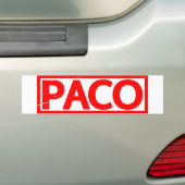 Autocollant De Voiture Paco (En voiture)