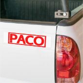 Autocollant De Voiture Paco (Sur camion)