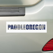 Autocollant De Voiture Paddle Oregon Kayaking (En voiture)