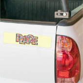 AUTOCOLLANT DE VOITURE PAIX (Sur camion)
