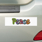 Autocollant De Voiture Paix Bumpersticker (En voiture)