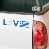 Autocollant De Voiture Paix Grèce d'amour (Sur camion)
