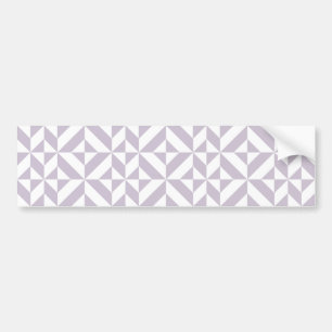 Autocollant De Voiture Pale Cool Grape Geometric Deco Cube Pattern