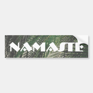 Autocollant De Voiture Palm Feuille Namaste
