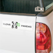 Autocollant De Voiture Panda à points croisés drôle (Sur camion)