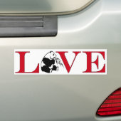 Autocollant De Voiture Panda Bear Lover Bumpersticker (En voiture)