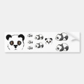 Autocollant De Voiture Pandas (Devant)