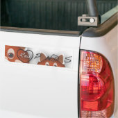 Autocollant De Voiture Pandas I <3 rouges (Sur camion)