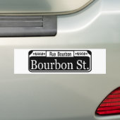 Autocollant De Voiture Panneau Bourbon (En voiture)
