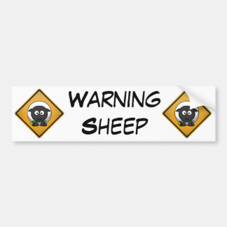 Autocollant De Voiture Panneau d'avertissement de moutons de bande