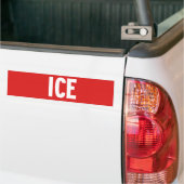 Autocollant De Voiture panneau de stop glace (Sur camion)