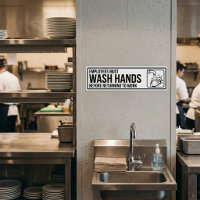 Panneau Lavage des Mains Obligatoire pour les Empl