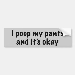 Autocollant De Voiture Pantalon de Poopy