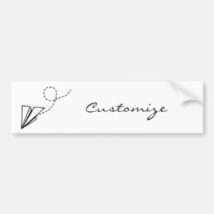 Autocollant De Voiture Papier avion vol Thunder_Cove