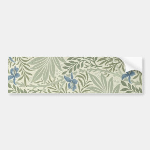 Autocollant De Voiture Papier peint floral Larkspur de William Morris