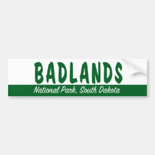 Autocollant De Voiture Parc national de bad-lands