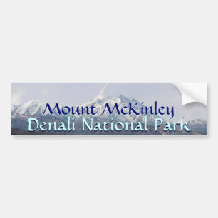 Autocollant De Voiture Parc national de l'Alaska Denali Mont McKinley