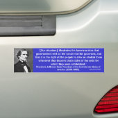 Autocollant De Voiture Pare-chocs 8 du Président Jefferson Davis (En voiture)